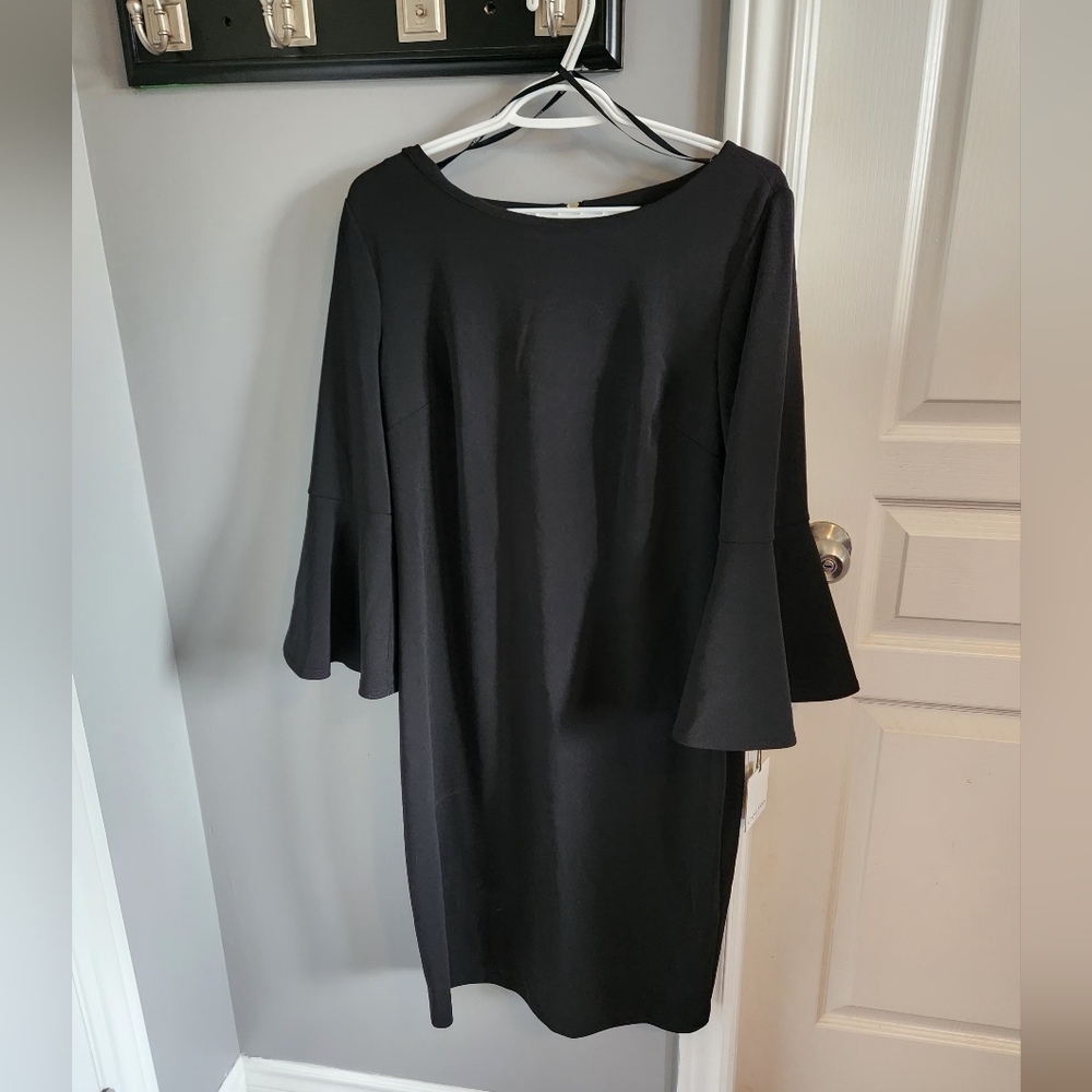 Calvin Klein Black Long Sleeve Dress